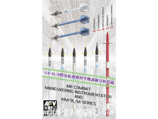 AFV maquette avion AR48115 Instrumentation de manœuvre de combat aérien ET série AIM-9L/M 1/48