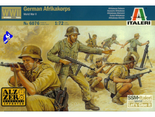italeri maquette militaire 6076 Africacorps 1/72