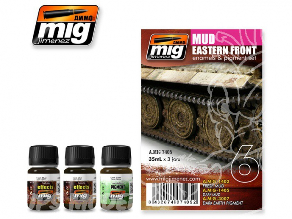 MIG salir vos maquette 7405 Boue front de l Est (3 x 35ml)