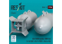 ResKit kit RS24-0013 Bombes AN-M58 2pièces 500 lbs pour tous les USAF et RAF 1/24