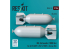 ResKit kit RS24-0015 Bombes MK.36 2 nités 1000 livres US Navy et la RAF WWII Impression 3D 1/24