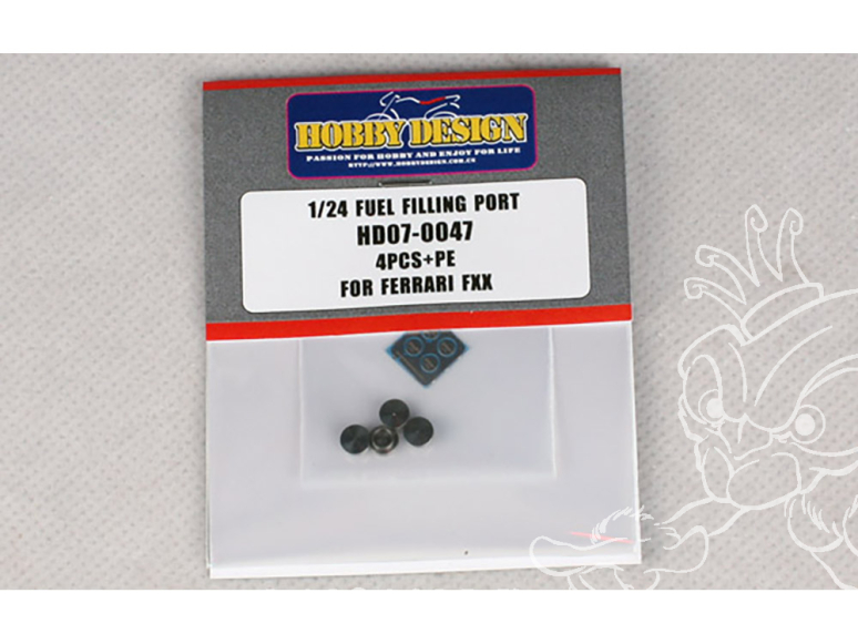 Hobby Design amélioration HD07-0047 Bouchons d'essence Ferrari FXX x4 1/24