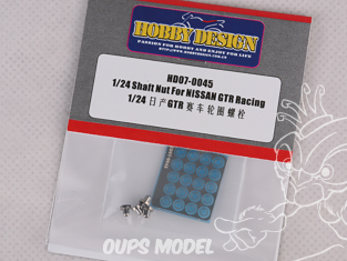Hobby Design amélioration HD07-0045 Ecrous de roues Nissan GTR Racing 1/24