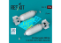 ResKit kit RS24-0012 Bombes AN-M64 6 pièces 500 lbs pour tous les USAF et RAF WWII guerre de Corée 1/24