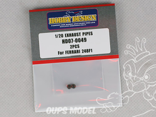 Hobby Design amélioration HD07-0049 Echappements Ferrari 248 F1 x2 1/20