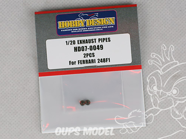 Hobby Design amélioration HD07-0049 Echappements Ferrari 248 F1 x2 1/20