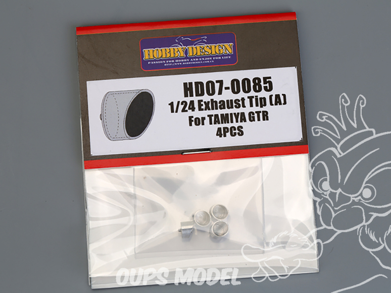 Hobby Design amélioration HD07-0085 Embouts d'echappement (A) Nissan GTR R35 Tamiya 1/24