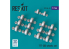 ResKit kit d'amelioration Avion RS144-0016 Jeu de roues 777-300 imprimées en 3D 1/144