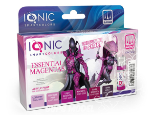 MIG peinture IONIC 0512 Set Magentas essentiels 6 x 20ml
