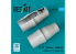 ResKit amelioration RSU72-0119 Tuyères d&#039;échappement du Su-27 Flanker pour kit Trumpeter imprimées en 3D 1/72