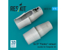 ResKit amelioration RSU72-0119 Tuyères d'échappement du Su-27 Flanker pour kit Trumpeter imprimées en 3D 1/72
