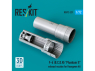ResKit amelioration RSU72-0231 Tuyères d'échappement pour kit Hasegawa F-4B, ​​C, D, N Phantom II impression 3D 1/72