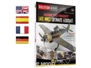 MIG Librairie 6535 Solution Book 32 - Comment peindre les avions Allemands Luftwaffe Fin WWII en Français (Multilangues)