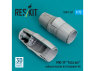 ResKit amelioration RSU72-0267 Tuyères d'échappement du MiG-29 Fulcrum pour maquette Trumpeter imprimées en 3D 1/72