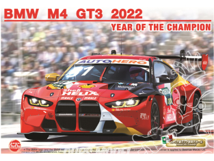 NuNu maquette voiture de Piste PN24045 BMW M4 GT3 2022 DTM vainqueur 1/24
