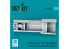 ResKit amelioration RSU72-0315 Tuyère d&#039;échappement pour maquette Revell F-104A, C, D, J, G Starfighter impression 3D 1/72