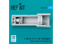 ResKit amelioration RSU72-0314 Tuyère d&#039;échappement pour maquette Hasegawa F-104A, C, D, J, G Starfighter impression 3D 1/72