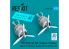 ResKit amelioration RSU72-0310 Hélice, moteurs capot moteur kit Academy/Revell PBY-5/5A/OA-10A Catalina impression 3D 1/72