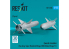 ResKit kit RS72-0506 Missiles Exocet 2 pièces imprimés en 3D 1/72