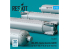 ResKit kit RS72-0514 Bombes à fragmentation CBU-89A GATOR 4 pièces imprimées en 3D 1/72