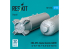 ResKit kit RS72-0514 Bombes à fragmentation CBU-89A GATOR 4 pièces imprimées en 3D 1/72