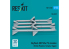 ResKit kit RS72-0520 Missiles Skyflash RB71/Av.71, 4 pièces, imprimés en 3D 1/72