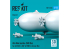 ResKit kit RS72-0545 Bombes AN-M64 6 pièces 500 lbs pour tous les USAF et RAF WWII guerre de Corée 1/72