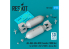 ResKit kit RS72-0547 Bombes AN-M65 AN-M59 2 pièces 1000 lbs pour tous les USAF et RAF 1/72