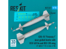 ResKit kit RS72-0521 Bombes guidées laser GBU-10 « Paveway I » avec dérive BSU-4/B et aile BSU-3/B, 2 pièces 1/72
