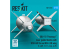 ResKit kit RS72-0521 Bombes guidées laser GBU-10 « Paveway I » avec dérive BSU-4/B et aile BSU-3/B, 2 pièces 1/72