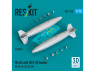 ResKit kit RS72-0526 Mk.84 avec bombes BSU-50, 2 pièces imprimées en 3D 1/72