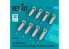 ResKit kit RS72-0537 Bombes AN-M57 de 250 lb, aileron de type boîte pour toutes les USAF et RAF 1/72