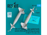 ResKit kit RS72-0575 Bombes guidées laser GBU-10 « Paveway I » avec dérive BSU-37/B et aile BSU-3A/B vitesse lente 1/72