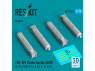 ResKit kit RS72-0523 Bombes à fragmentation CBU-89B GATOR 4 pièces imprimées en 3D 1/72
