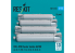 ResKit kit RS72-0523 Bombes à fragmentation CBU-89B GATOR 4 pièces imprimées en 3D 1/72