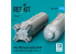 ResKit kit RS72-0523 Bombes à fragmentation CBU-89B GATOR 4 pièces imprimées en 3D 1/72