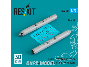 ResKit kit RS72-0529 Lance-roquettes B-13L (2 pièces) (imprimé en 3D 1/72