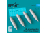 ResKit kit RS72-0531 Lance-roquettes LRF-4 4 pièces imprimé en 3D 1/72