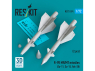 ResKit kit RS72-0574 Missiles R-98 MR/MT 2 pièces imprimés en 3D 1/72