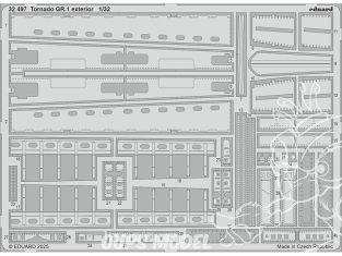 Eduard photodécoupe avion 32497 Extérieur Tornado GR.1 Italeri 1/32