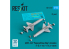 ResKit kit RS72-0517 AGM-142 &quot;Popeye/Have Nap&quot; missiles 2 pcs imprimé en 3D 1/72