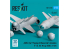 ResKit kit RS72-0518 Missiles AGM-142 « Popeye 2/Have Lite » 2 pièces imprimés en 3D 1/72