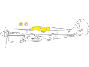 Eduard Express Mask EX1151 Kittyhawk Mk.V TFace Eduard 1/48
