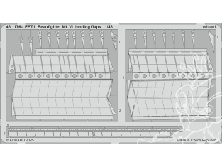 EDUARD photodecoupe avion 481176 Volets d'atterrissage Beaufighter Mk.VI Revell 1/48