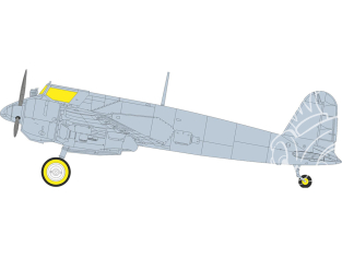 Eduard Express Mask EX1147 Henschel Hs 129B TFace Takom 1/48