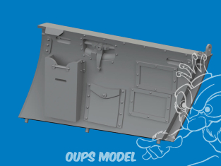 Eduard kit d'amelioration brassin print 632209 Porte cockpit Hurricane Mk.II Revell 1/32