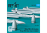 ResKit kit RS72-0550 Missiles Matra MICA-EM 4 pièces imprimés en 3D 1/72