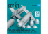 ResKit kit RS72-0538 Missiles AGM-130A 2p ogive Mk84 avec pod de liaison de données AN/AXQ-14 1p 1/72