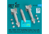 ResKit kit RS72-0539 Bombes GBU-15V21, 22/B « Small Wing » 2 pièces avec pod de liaison de données AN/AXQ-14 1 1/72