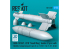 ResKit kit RS72-0539 Bombes GBU-15V21, 22/B « Small Wing » 2 pièces avec pod de liaison de données AN/AXQ-14 1 1/72